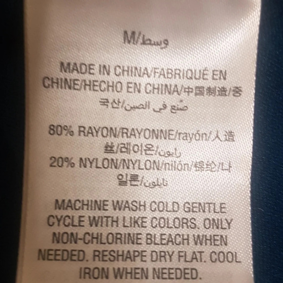 Alfani deep teal tied sleeve cardigan  sweater - Picture 8 of 8